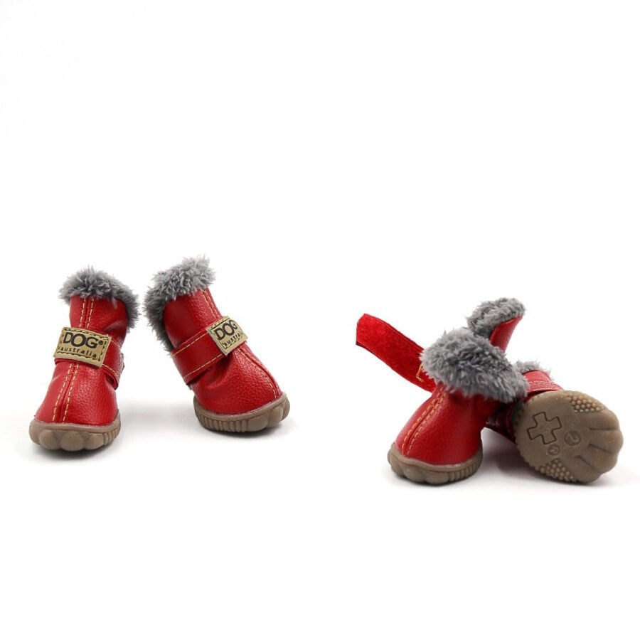 Dog Australia Waterproof Fleece-Lined Warm Dog Snow Boots
