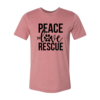 Peace Love Rescue T-Shirt
