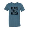 Peace Love Rescue T-Shirt