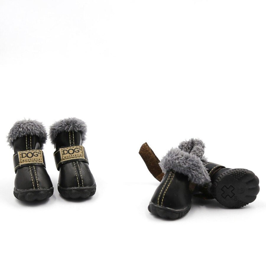 Dog Australia Waterproof Fleece-Lined Warm Dog Snow Boots