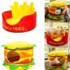 Hamburger French Fries Pet Bed