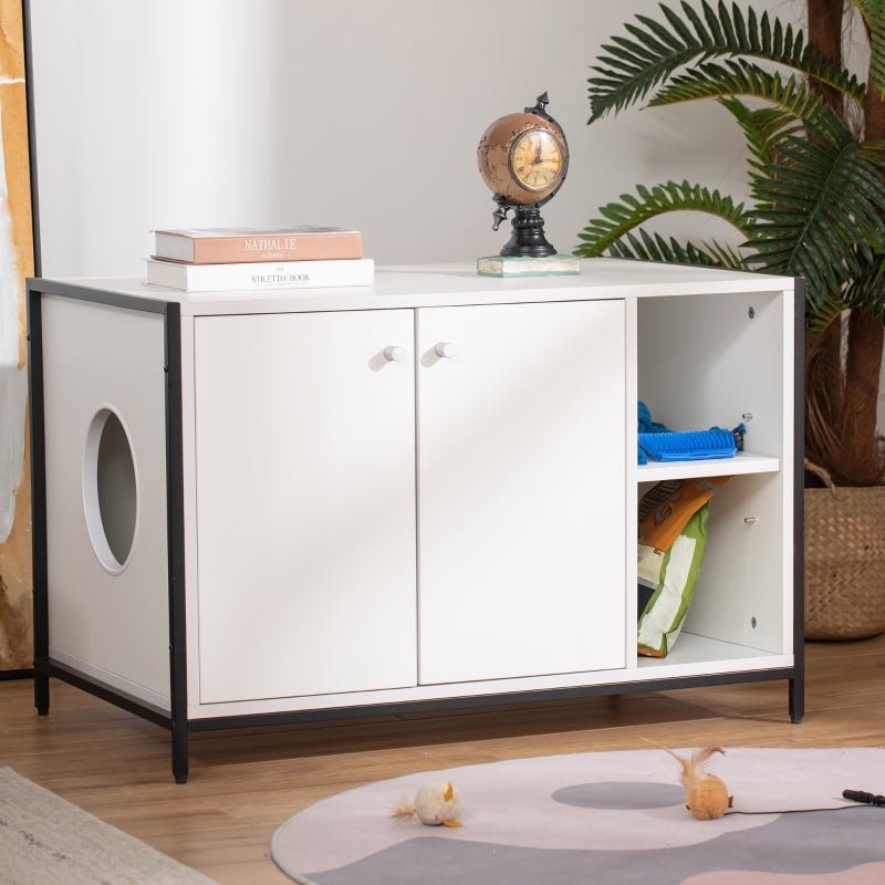 Hidden Cat Litter Box Enclosure