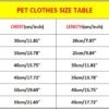Pet Dog Jumpsuit for Small Medium Dogs