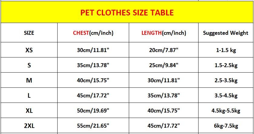 Pet Dog Jumpsuit for Small Medium Dogs