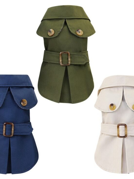 British Style Pet Jacket Coat