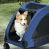 Foldable Pet Stroller with Storage Pocket