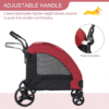 Foldable Pet Stroller with Storage Pocket