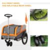 Pet Bike Trailer 2-in-1 Travel Stroller