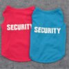 Security Clothing for Dogs Summer Pet T-shirt Costume