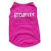 Security Clothing for Dogs Summer Pet T-shirt Costume