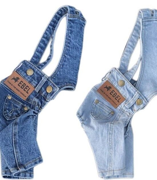 Denim Jumpsuit for Small Pets