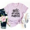 Wife, Dog Mom, Auntie T-Shirt