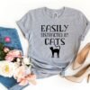 Easily Distracted By Cats T-Shirt