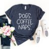 Dogs Coffee Naps T-Shirt