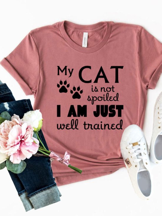 My Cat Is Not Spoiled T-Shirt