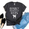 Easily Distracted By Cats T-Shirt