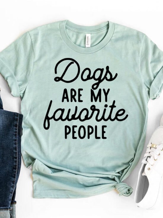 Dogs Are My Favorite People T-Shirt
