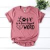 Love Is a Four Legged Word T-Shirt