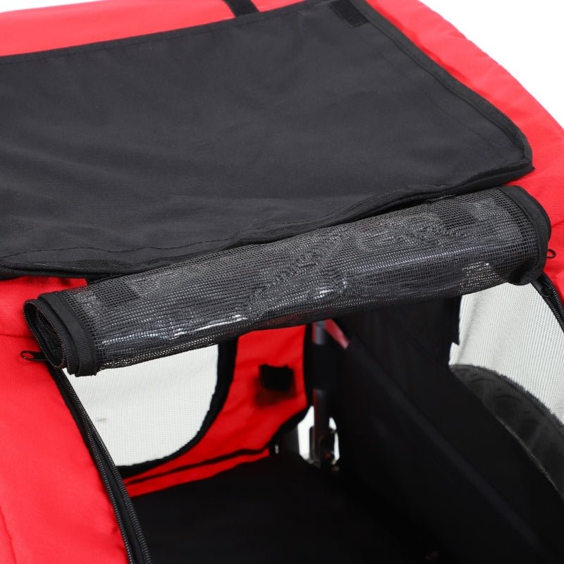 Pet Dog Bicycle Trailer Jogger with Suspension