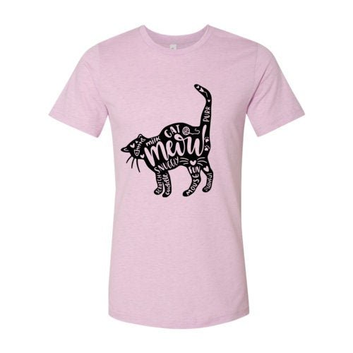 Cat And Words T-Shirt