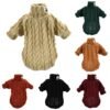 Winter Warm Knitted Turtleneck Sweater for Small Dogs or Cats