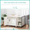 Hidden Cat Litter Box Enclosure