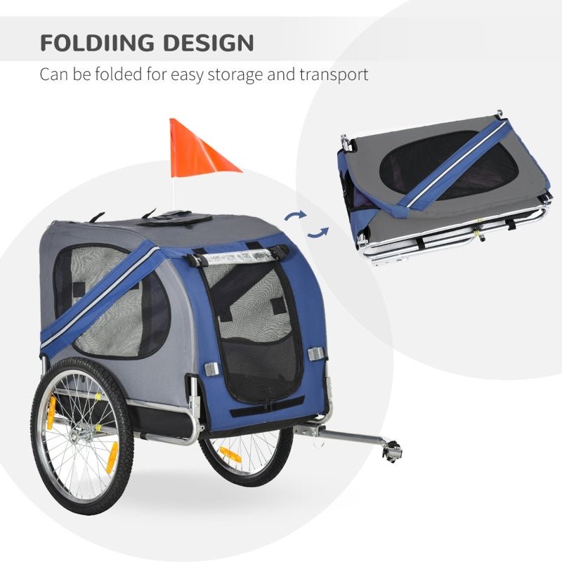 Bike Trailer Cargo Cart for Dogs and Pets