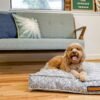 Lounger Pet Bed in Sapphire Spaniel