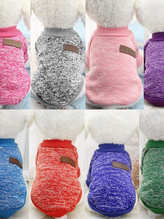 XS-2XL Winter Warm Pet Sweater
