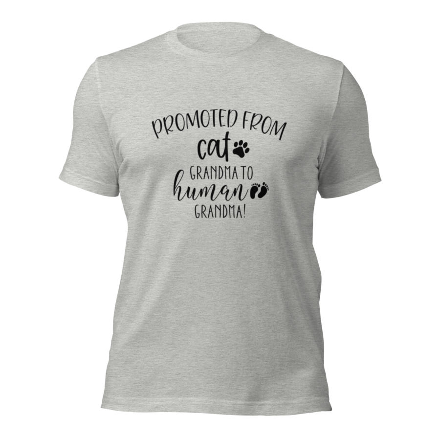 Promoted from Cat Grandma to Human Grandma T-Shirt