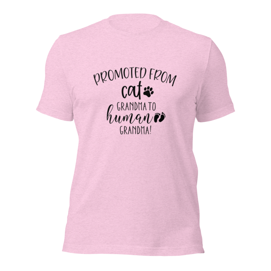 Promoted from Cat Grandma to Human Grandma T-Shirt